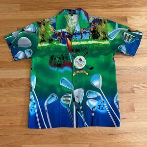 Bahama Cruise Island Tour Tropical Golf Shirt Size Medium